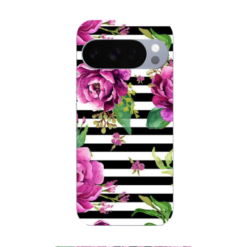 Google Pixel 10 Pro Roses on the line Transparent Silicone TPU Θήκη